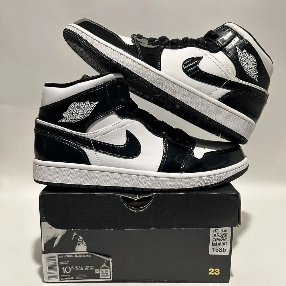Nike Shoes Air Jordan 1 Retro Mid SE “All-Star/Carbon Fiber” 2024